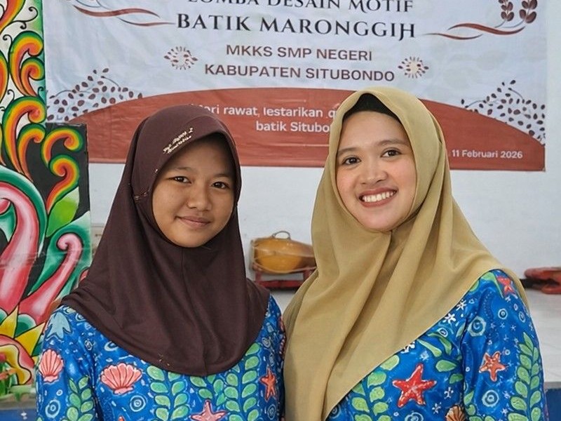 Kegiatan Lomba Desain Batik Marongghi dalam rangka MKKS CUP
