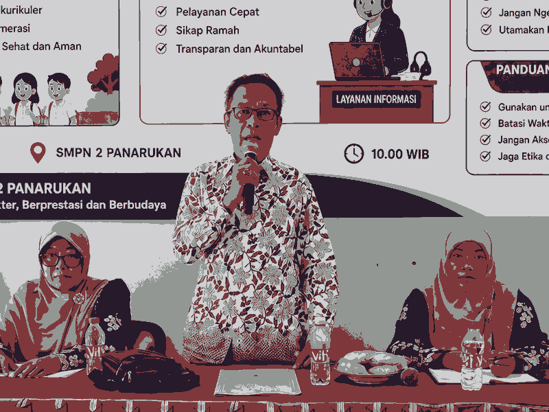 SMP Negeri 2 Panarukan Gelar Sosialisasi Program Sekolah dan Pelayanan Publik
